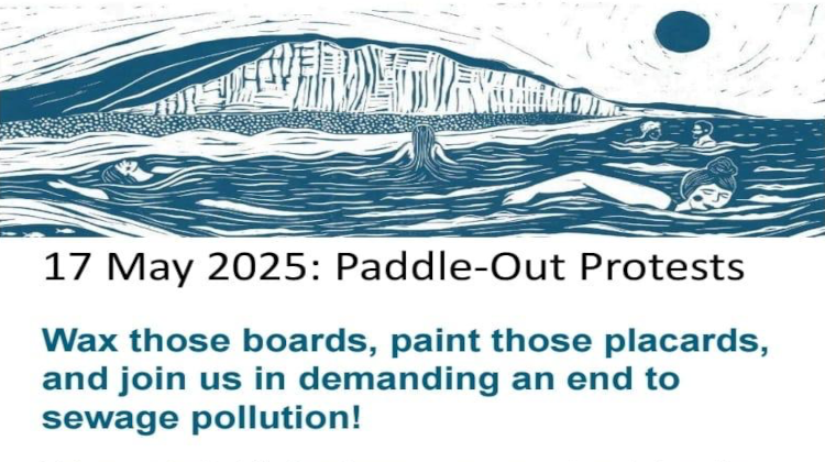 West Bay Swimmers Action Group Paddle Out Protest 17th May 11am