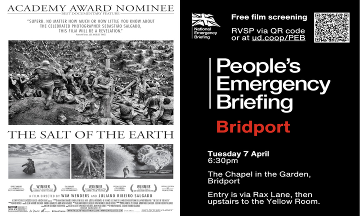 🎬🍲 MMMM! Tomorrow (The Salt of the Earth) + 🚨 People's Emergency Briefing 7 April